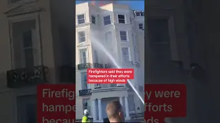 Fire breaks out at Brighton hotel