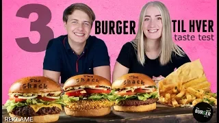 TESTER DANMARKS BEDSTE BURGER ft. Elias Hole