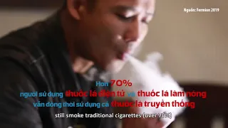 Advertisement of e-cigarettes and heated tobacco products, various tricks used to lure customers