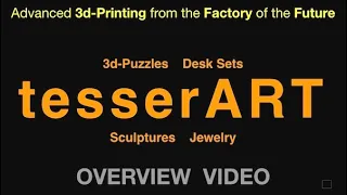 tesserART: the merging of Tesseract and Art using 3d-printing