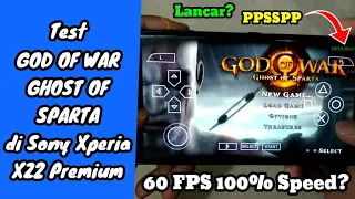 Test GOD OF WAR - GHOST OF SPARTA  di SONY XPERIA XZ2 PREMIUM  PPSSPP