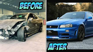 Building a Nissan Skyline R34 GT-R in 10 Minutes