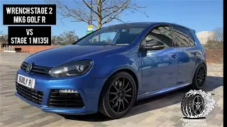 DRAG RACE MODIFIED VOLKSWAGEN MK6 GOLF R WRENCH STUDIO 330BHP VS BMW M135I STAGE 1