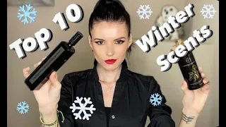 ☃️TOP 10 WINTER PERFUMES || Warm & cozy Scents ||Perfume Collection 2021⛷🧤🌨