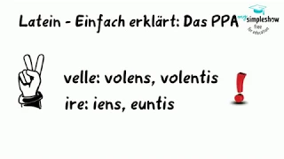 Latein - Einfach erklärt: Das Partizip Präsens Aktiv (PPA)