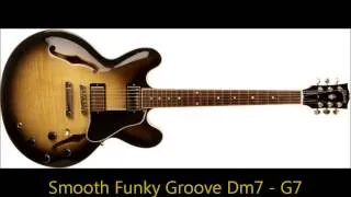 Smooth Funky Groove Dm7 - G7 long backing track