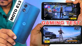 Gaming Test In Moto E13 , Bgmi & Free Fire Test Gyro Graphics Heating Overall Performance