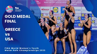 DAY 8 Gold Medal Match - FINA World Women's Youth Water Polo Championships 2022