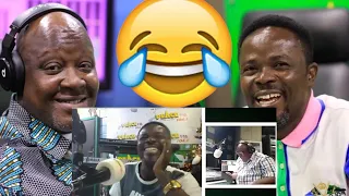 Just 4 Laughs: Dan Kwaku Yeboah And Kwami Sefa Kayi On Kokrokoo Akpeteshie + Guinness =Fever 😂😂😂