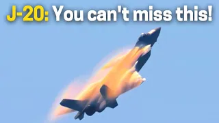 J-20: You can't miss this moment! Riding rainbow clouds, Chinese stealth fighter impressed everyone