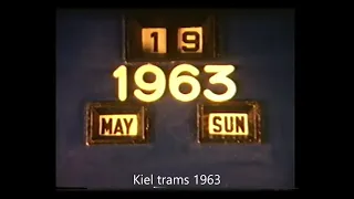 Kiel trams, 1963