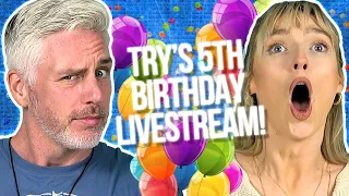 Irish People Try - 5th Birthday LIVESTREAM!