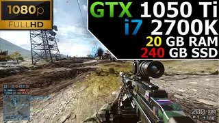 Battlefield 4 | 1080p | GTX 1050 Ti | i7 2700K | 20GB RAM | 240GB SSD