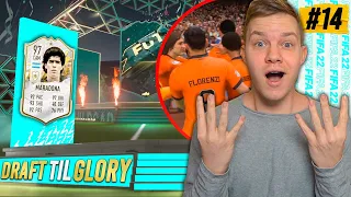 JEG PACKEDE EN WINTER WILDCARD TIL OVER 100K I MIN VILDESTE FIFA 22 DRAFT! - DRAFT TIL GLORY #14