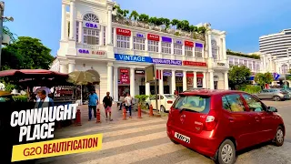 Connaught Place Shines with G20 Beautification, White Magic: A Worthy Rival to Timeless Taj Mahal