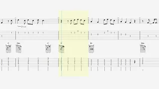 Guitar Tab - Notes - Chords - Happier - Marshmello - Bastille