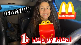 MY FIRST HAPPY MEAL REACTION