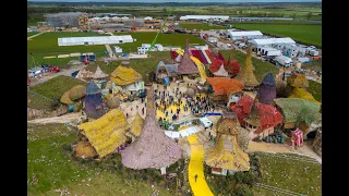 Wicked film set in Buckinghamshire including the Yellow Brick Road as they start filming.