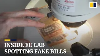 Inside the lab that identifies fake Euro banknotes