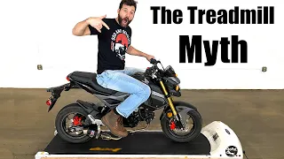What happens when you RIDE on a TREADMILL? | Motorcycle Challenge