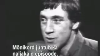 В.С. Высоцкий на эстонском телевидение 1972 год ( интервью, выступление)