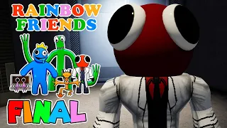 ¡ESCAPO DE LOS MONSTRUOS Y VOY A UNA FIESTA! | PARTE #2 (FINAL) | RAINBOW FRIENDS (ROBLOX)