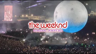 🌕The Weeknd - "BLINDING LIGHTS", Foro Sol, México, 29 Septiembre 2023