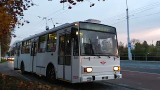 MHD Pardubice jízda Trolejbusem Škoda 14Tr10/6 evč.345