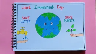 Best Environment Day Poster Drawing Ideas | World environment Day 2024 Poster Idea | Creative Poster