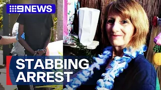 Five teenagers arrested after Queensland grandmother stabbed to death | 9 News Australia