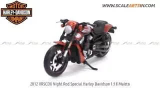 2012 VRSCDX Night Rod Special Harley Davidson 1:18 by Maisto Diecast Scale model bike