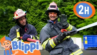 Firetruck Song - How to Be a Firefighter | BLIPPI | Educational Songs For Kids