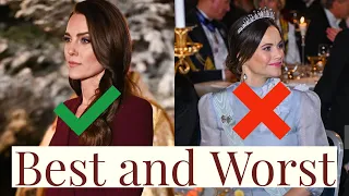 Kate Middleton in Burgundy at 'Together at Christmas,' Swedish Royals Shine at Nobel Prize Ceremony