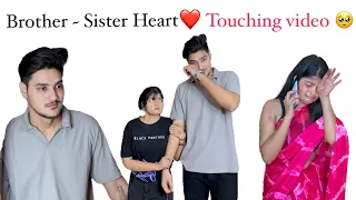 Brother ~ Sister heart touching video🥺❤️| brother-sister love || Shubham || tiyaa #foryou #trending