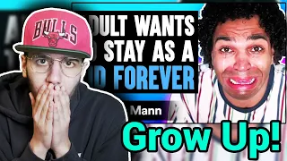 Adult Wants To STAY AS A KID FOREVER (Dhar Mann) | Reaction!