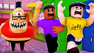 Can Jeffy & Tyrone Escape MR. STINKY!? (SCARY OBBY)