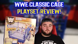 WWE CLASSIC BLUE CAGE PLAYSET UNBOXING!