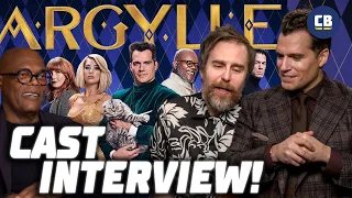 Talking Highlander, Bad Hairdos & BIG Secrets With The Argylle Cast! - Henry Cavill, Sam Rockwell