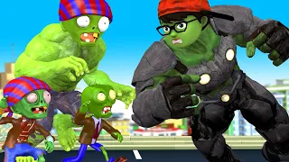 Avengers Team Super Hero NickHulk vs Bad Team Zombie Protect City - Scary Teacher 3D Story Animation