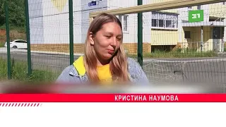 В Златоусте на школьника упали футбольные ворота