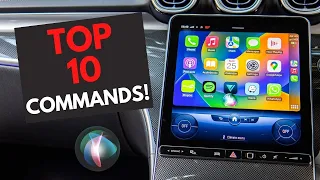 TOP 10 ESSENTIAL Apple CarPlay Commands!