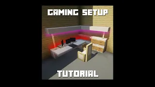 How to Build a Gaming PC Setup in Minecraft