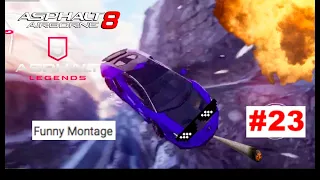 60 BARREL ROLLS + 60 FLAT SPINS!!!! Asphalt 8(&9) Funny Montage #23 (28.5k Subs & 10M Views Special)