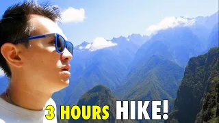 3 HOURS HIKE to Machu Picchu, Peru! 🇵🇪