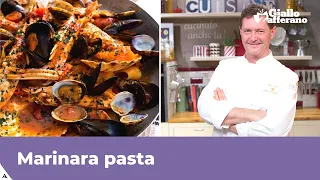 MARINARA PASTA (Pasta with seafood: Italian recipe)