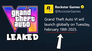 GTA VI RELEASE DATE LEAKED (February 2025)