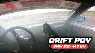 Drift Pov #2 - BMW E30 344 BiTurbo 440Hp / DZiK OnBoard