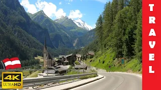 Driving in Austria 2: From Kaiser Franz Josefs Höhe to Heiligenblut | 4K 60fps