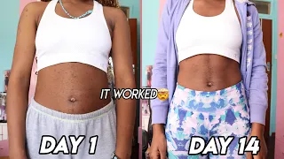 ABS IN 2 WEEKS?! I TRIED @ChloeTing 'S AB WORKOUTS *it worked*| KayxTee