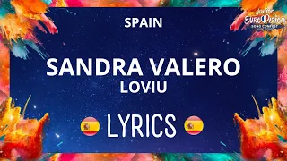 LYRICS / LETRAS | SANDRA VALERO - LOVIU | JESC SPAIN 2023